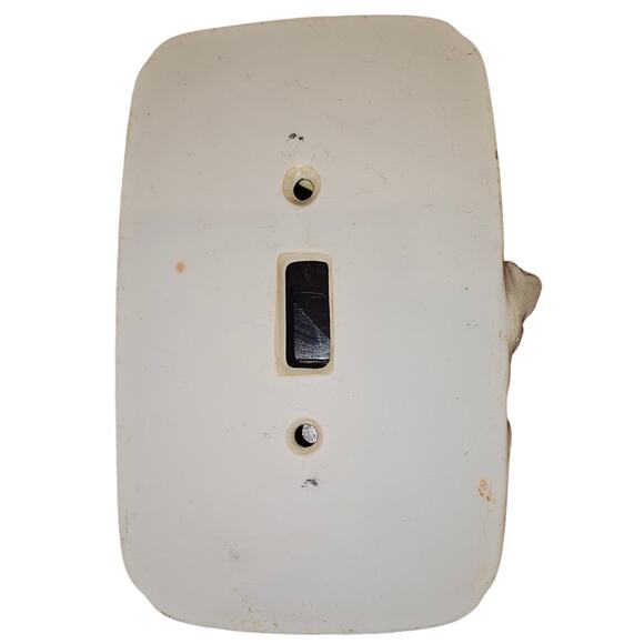 Vintage Ceramic Takahashi Single Light Switch Cover – Gourami Fish - Picture 2 of 4